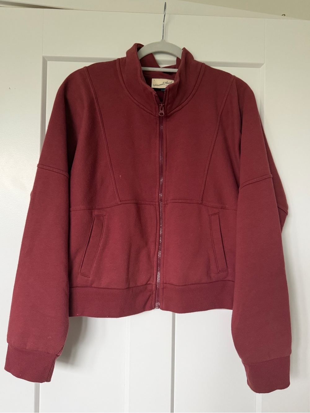 Universal Thread Women's Mauve Zip-Up Jacket